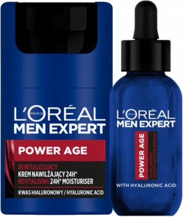 L'Oréal Men Expert Power Age Set Hyaluronsäure Zestaw Do Pielęgnacji Twarzy 1szt. - zdjęcie 2