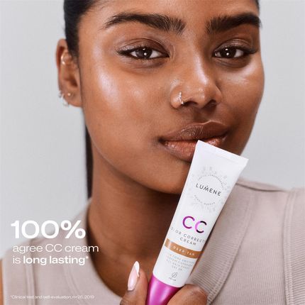 Lumene Cc Color Correcting Cream Spf20 Krem Cc 30ml 5 Deep Tan - zdjęcie 2