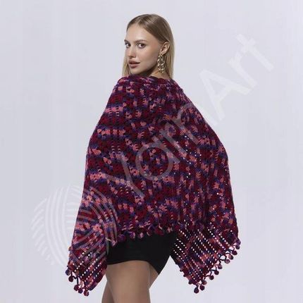Yarnart Cloud 5319 Wełna Neonowy Mix 100g - zdjęcie 3