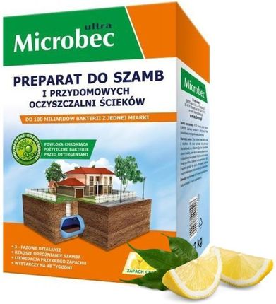 Bros Microbec Ultra Bakterie Środek Do Szamba 1.2Kg X 2 - zdjęcie 2