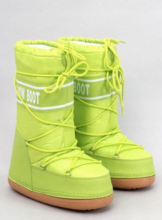 Snow boots wysokie TANGE FLU YELLOW 35-36 - zdjęcie 3