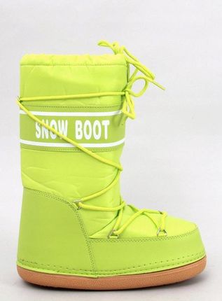Snow boots wysokie TANGE FLU YELLOW 35-36 - zdjęcie 2