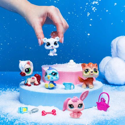 Bandai Littlest Pet Shop Zestaw Zimowy 5 Zwierząt Dla Dzieci 4+ - zdjęcie 2