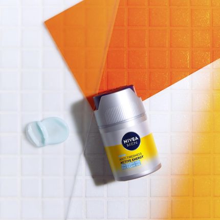 Nivea Men Active Energy Żel-Krem Do Twarzy - Męski Z Kofeiną 50Ml X2 - zdjęcie 3