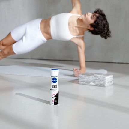 Nivea Black&White Antyperspirant W Sprayu Damski 200Ml X3 + Męski 200Ml X3 - zdjęcie 4