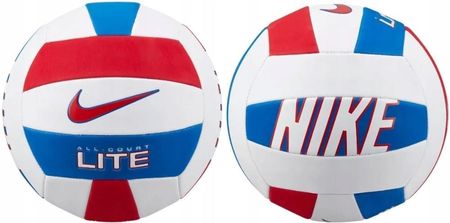 Piłka Siatkowa Nike All Court Lite Biało-Niebiesko-Czerwona N100907112405 - zdjęcie 3