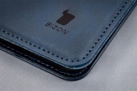 Bizon Etui Z Klapką Case Pocket Do Oppo Reno 12 Granatowe - zdjęcie 4