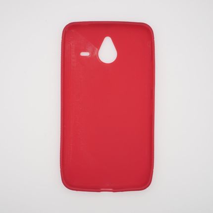 Bez Marki Etui Microsoft Lumia 640Xl Dopasowane Czerwone S Line - zdjęcie 2