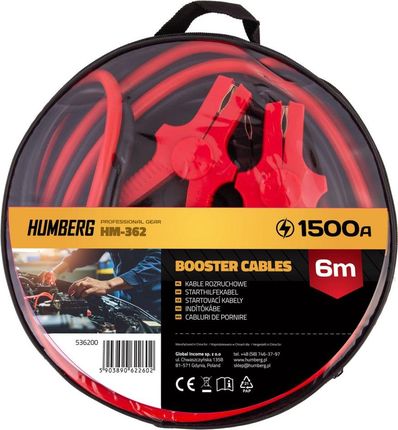 Humberg Kable rozruchowe 6m 1500A HM-362 - zdjęcie 4