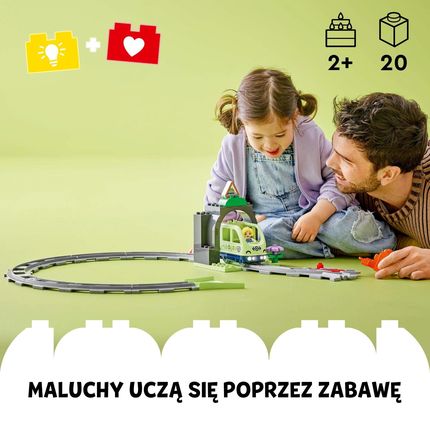 LEGO DUPLO 10425 Tunel i tory kolejowe — zestaw rozszerzający - zdjęcie 4