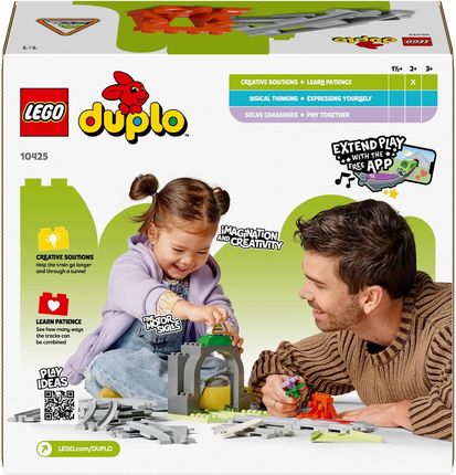 LEGO DUPLO 10425 Tunel i tory kolejowe — zestaw rozszerzający - zdjęcie 2