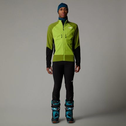 Kurtka męska The North Face CORDATA SOFTSHELL FZ zielona NF0A89777IO - zdjęcie 2
