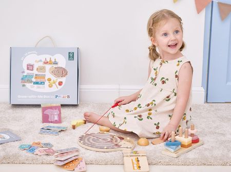 Viga Toys Zestaw Zabawek Edukacyjnych Pudełko Box Od 24 Miesiąca Do 36 - zdjęcie 4