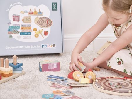 Viga Toys Zestaw Zabawek Edukacyjnych Pudełko Box Od 24 Miesiąca Do 36 - zdjęcie 5
