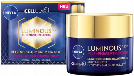 Nivea Cellular Luminous630 Krem Na Przebarwienia Na Dzień Spf50 50ml + Na Noc 40ml - zdjęcie 6