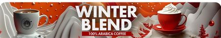 Kawa ziarnista 1kg x2 WINTER BLEND 100% Arabica ŚWIEŻO PALONA Blue Orca - zdjęcie 3