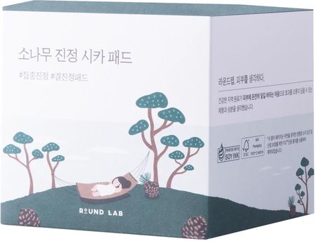 Round Lab Pine Calming Cica Pad - 195 ml / 50 szt - zdjęcie 3