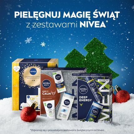 Nivea Men Keep It Active Zestaw Żel Pod Prysznic 3W1 250Ml + Antyperspirant Roll-On 50Ml Łagodzący Krem Nawilżający Do Twarzy 75Ml Skarpetki - zdjęcie 2