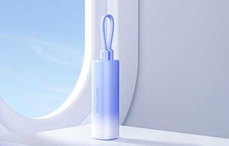 Vention Powerbank 5000Mah Fhwr0 20W Kabel Usb C Do Lightning Różowy - zdjęcie 2