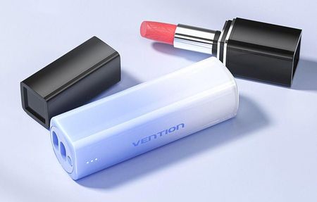 Vention Powerbank 5000Mah Fhwr0 20W Kabel Usb C Do Lightning Różowy - zdjęcie 3