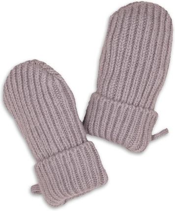 Lodger Rękawiczki dziecięce z wełny merino 100% różowe Rose 0-12m - zdjęcie 2