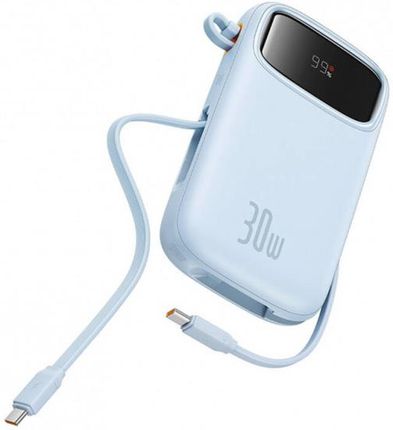 Powerbank Baseus QPow 2 20000mAh 30W 2xUSB-C - niebieski - zdjęcie 4