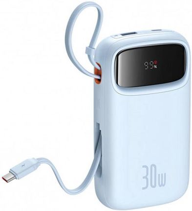 Powerbank Baseus QPow 2 20000mAh 30W 2xUSB-C - niebieski - zdjęcie 3