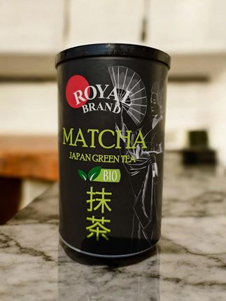 Royal Brand Herbata Zielona Matcha Japońska Bio 100g W Pięknej Tubie Puszce - zdjęcie 6