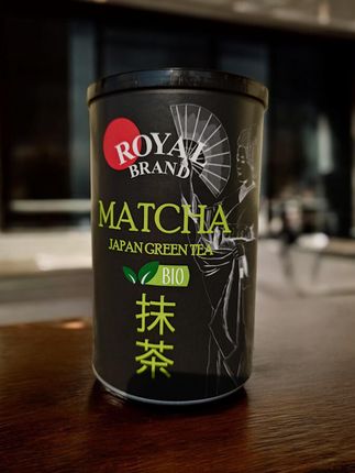 Royal Brand Herbata Zielona Matcha Japońska Bio 100g W Pięknej Tubie Puszce - zdjęcie 5