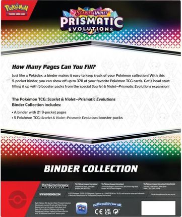 Pokemon TCG Scarlet & Violet - Prismatic Evolutions - Binder Collection - zdjęcie 4