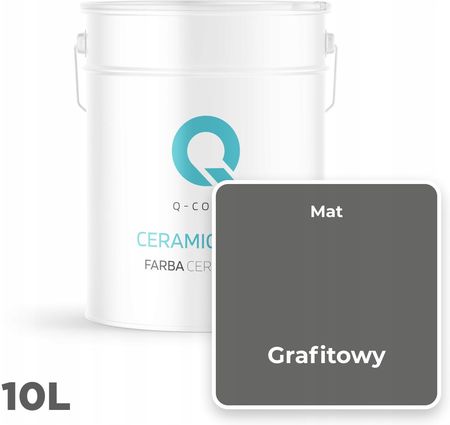 Q-Cover Farba Ceramiczna Grafitowy H1213 10L Mat - zdjęcie 6