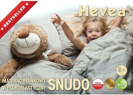 Hevea Materac Wysokoelastyczny Snudo 190X80 Medica Szara - zdjęcie 4