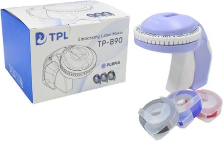 Wytłaczarka etykiet Phomemo / do 9mm / z 3szt. taśm 3D w zestawie - zdjęcie 2