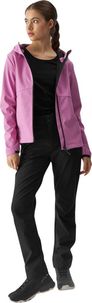 Kurtka damska softshell 4F F285 różowa 4FWAW24TSOFF285 54S - zdjęcie 2