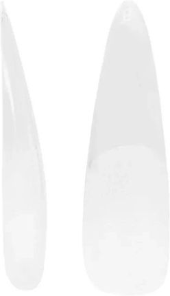 Neonail Tipsy Elastyczne Do Przedłużania Paznokci Invisible Flexi Tips Clear Stiletto 300szt. - zdjęcie 2