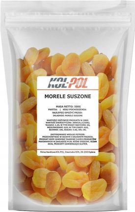 Kol Pol Morele Suszone 500g Naturalne Jasne Wysoka Jakość - zdjęcie 2