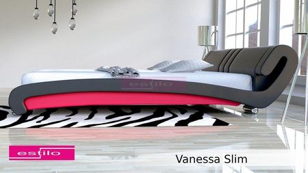 Komplet łóżko Vanessa Slim z materacem - zdjęcie 5