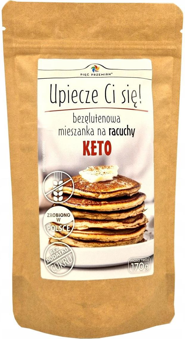 Zdjęcie Pięć Przemian Simpatiko Mieszanka Na Racuchy Keto Bezglutenowe 170g - Koszalin