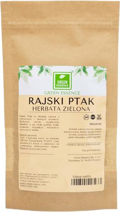 Green Essence Herbata Zielona Sencha Rajski Ptak 50g Papaja Ananas Nagietek Bławatek Mix - zdjęcie 3