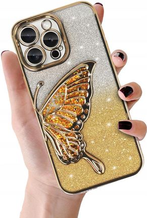 Izigsm Etui Butterfly Water Case Ze Wzorem Motyl Do Iphone 14 Pro Na Tył - zdjęcie 3