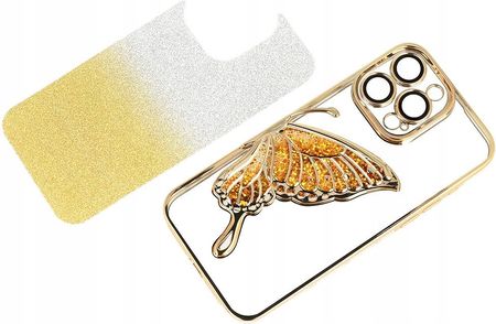 Izigsm Etui Butterfly Water Case Ze Wzorem Motyl Do Iphone 14 Pro Na Tył - zdjęcie 2