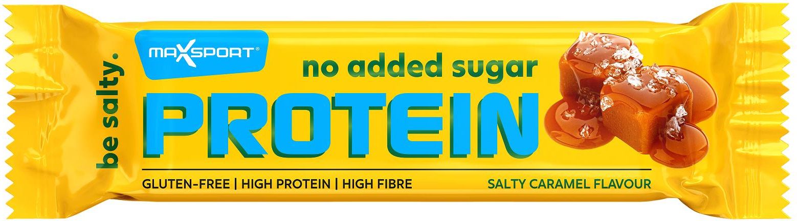 Zdjęcie Maxsport Baton Proteinowy O Smaku Słony Karmel Wmlecznej Czekoladzie Bez Dodatku Cukru Bezglutenowy 40g - Kępice