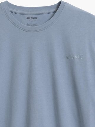 Piżama męska z długi rękawem Atlantic NMP 372 denim-czarny (M) - zdjęcie 2