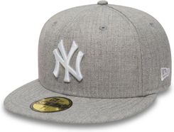 Czapka z daszkiem New Era 59FIFTY MLB NY New York Yankees Essential Heather Grey - 11044974