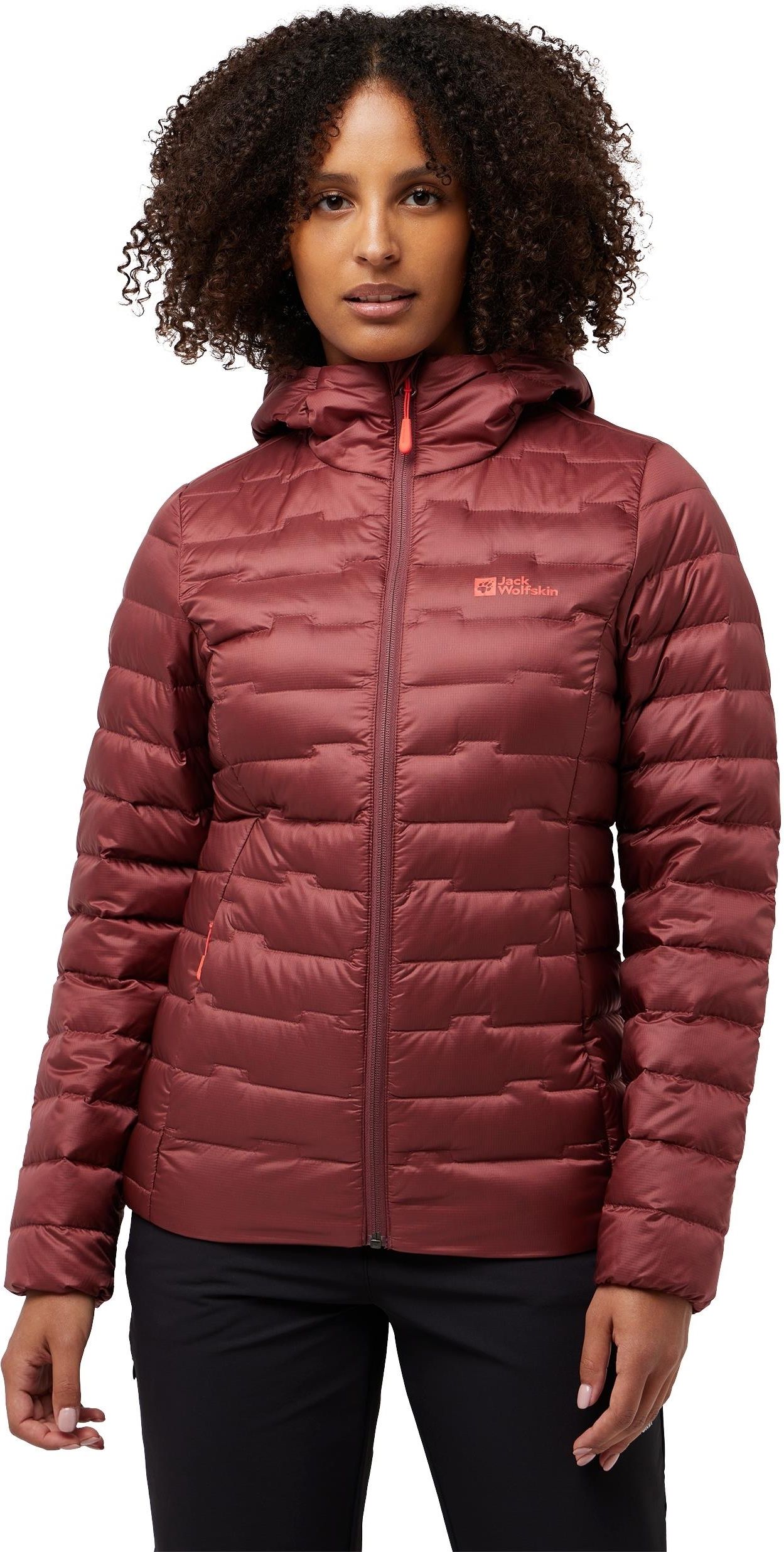 Zdjęcie Jack Wolfskin Damska Kurtka Puchowa Passamani Down Hoody W Red Ochre - Wrocław