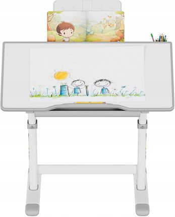 Markadler Ergonomiczne Biurko Regulowane Dziecięce Mark Adler Study 3.0 Grey 54-76Cm - zdjęcie 3