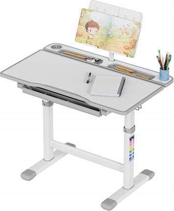 Markadler Ergonomiczne Biurko Regulowane Dziecięce Mark Adler Study 3.0 Grey 54-76Cm - zdjęcie 2