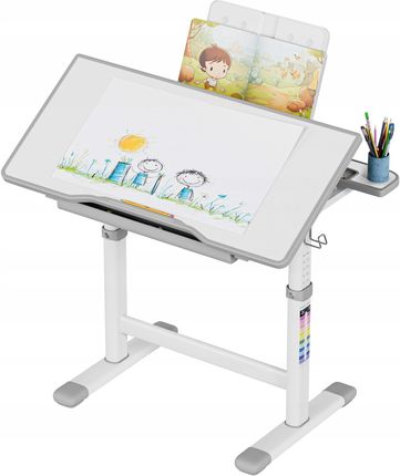 Markadler Ergonomiczne Biurko Regulowane Dziecięce Mark Adler Study 3.0 Grey 54-76Cm - zdjęcie 5
