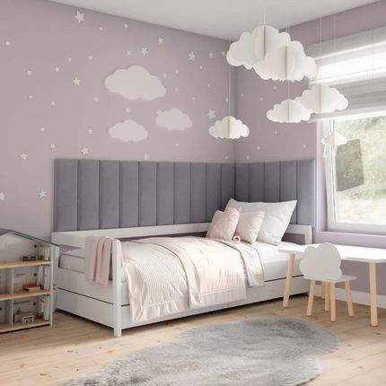 Eltap Panel Tapicerowany Quadratta 60X20 Jasnoszary - zdjęcie 4