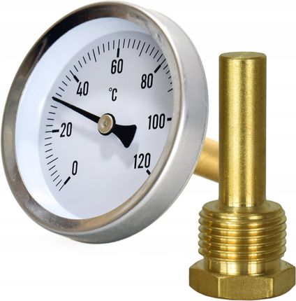 Termoplus Termometr Do Wędzarni Grila +120C Bbq Wyjmowany T+ - zdjęcie 4
